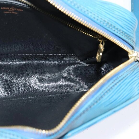 LOUIS VUITTON Epi Trocadero 23 Shoulder Bag Blue M52305 LV Auth 122787 - Picture 10 of 16